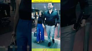 Arbaaz Khan And Shura Khan Spotted In City