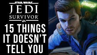 15 Beginners Tips and Tricks Star Wars Jedi: Survivor Doesn't Tell You