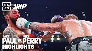 FIGHT HIGHLIGHTS | JAKE PAUL VS MIKE PERRY