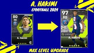 A. Hakimi Max Level Training Upgrade in eFootball 2024 mobile I AFTER UPDATE.