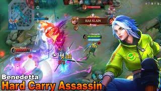 Benedetta Hard Carry Assassin ~ Best Build & Emblem | Mobile Legends