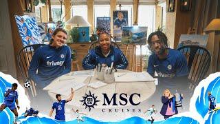 GALLAGHER, MADUEKE, CHARLES & FLEMING | Get an art lesson with MSC Cruises 