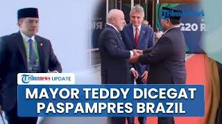 Detik-detik Pasukan Kehormatan Brasil Sambut Prabowo di KTT G20 tapi Mayor Teddy Dicegat Paspampres