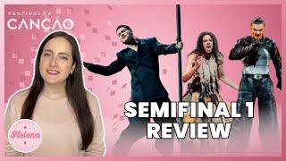 LIVE - REVIEW SEMIFINAL 1 - FESTIVAL DA CANÇÃO 2025 #festivaldacanção2025