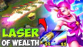 LUX LASER CREATES A POT OF GOLD!? (GET FULL BUILD FAST)