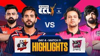 SUPER OVER win for Fukra Insaan against Zayn Saifi | Match 11 Highlights | ECLT10