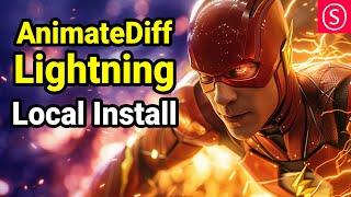 AnimateDiff Lightning - Local Install Guide - Stable Video
