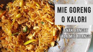 MIE GORENG DIET 0 KALORI - MENU DIET, TAPI SELURUH KELUARGA SUKA DAN NAGIH !!