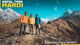 Mardi Himal Trek | Trekking in the Annapurna Region of Nepal | Nepal a trekkers paradise | 4K