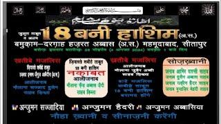 Live 18 Bani Hashim Juloos Alam wa Taboot | Dargah H. Abbas a.s. 28 Moharram 1446/24 | Mahmudabad