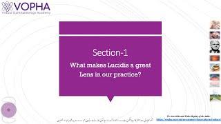 SAV IOL Webinar-2 What makes Lucidis EDOF a great lens in our practice