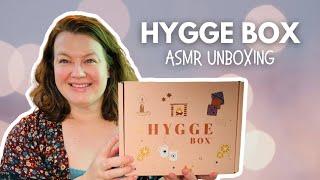 ASMR UNBOXING | Hygge Box | #asmrunboxing #asmr #asmrvideo #softspoken #hygge #relaxingvideo