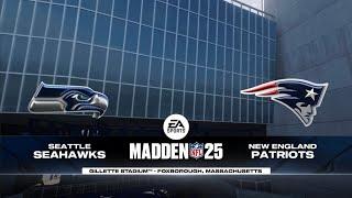 Seahawks vs Patriots Week 2 Simulation (Madden 25 PS5)