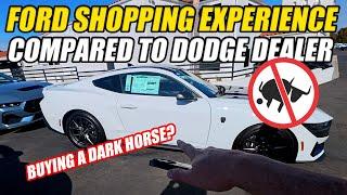 FORD DARK HORSE SHOPPING VS DODGE UNBELIEVABLE