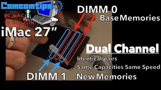 【Dual-channel Memory】iMac "27 RAM Upgrade Mixing different memories Dual Channel vs Single Channel