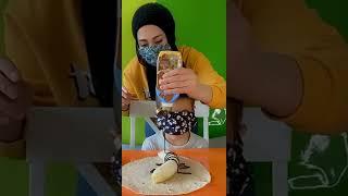 خلودة لعبوا (تحدي لوخيروك)left or right challenge #shorts #food #funny