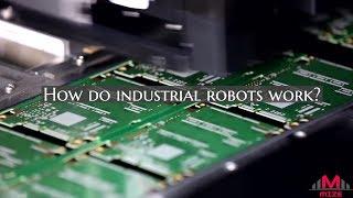 How do industrial robots work?