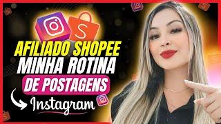 AFILIADO SHOPEE - Minha ROTINA de Postagens nos Perfis de Ofertas | Como ser Afiliado da Shopee