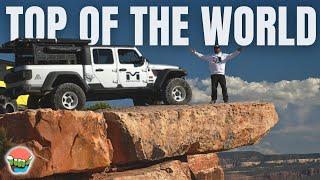 CANADIAN GETS THE MOST ICONIC PHOTO EVER on Top of World Moab! Jeep Gladiator