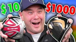 Can A $10 Walmart Club Out Drive a $1000 XXIO Prime?