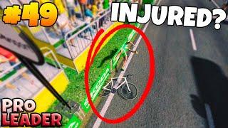 I CRASHED AND GOT INJURED???  - Pro Leader #49 | Tour De France 2022 PS4/PS5 (TDF Ep 49)