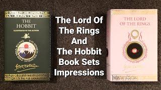 The Lord Of The Rings and The Hobbit Book Sets First Impressions and Unboxing.