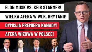 Co Dzieje się na Zachodzie: E. Musk vs. K. Starmer i Tuszowanie Skandalu, Dymisja J. Trudeau?