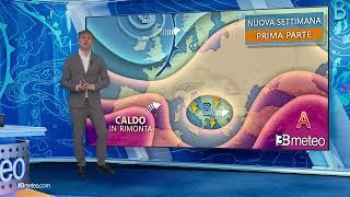 Tendenza meteo per l'inizio della prossima settimana