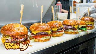 Der Hamburger, der dreimal den 1. Platz bei den US Best Burger Awards gewonnen hat!