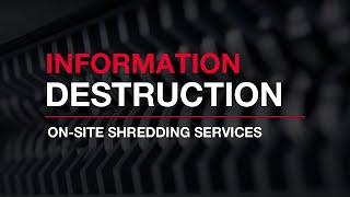 Watch your documents being destroyed! PROSHRED Security | Information destruction at your door.