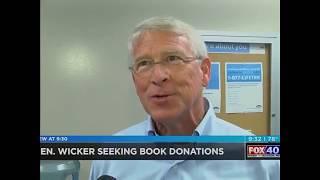 WDBD: Wicker Continues Book Donation Program