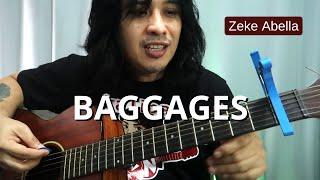 Baggages chords guitar tutorial - Zeke Abella