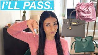 LUXURY HANDBAGS I'M NOT BUYING IN 2025! LUXURY BAGS I DON'T WANT FT. HERMES, CHANEL, LOEWE, THE ROW