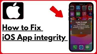 How to fix unable to install app ios integrity could not be verified - Full Guide (2024)