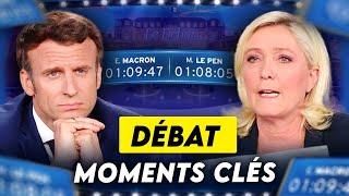 Les 6 moments à retenir en vidéo du débat Macron - Le Pen (Présidentielle)