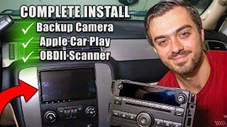 2007-2014 Chevy Tahoe Apple Car Play Stereo, Backup Camera and OBDII Scanner Install | Eonon Stereo