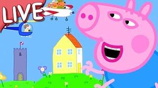  Giant Peppa Pig and George Pig! LIVE FULL EPISODES 24 Hour Livestream!