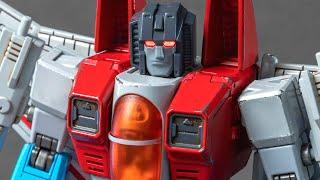 Starscream AMK Pro Series Collectors Edition battle damaged Yolopark vs Megatron