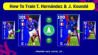 How To Train Free T. Hernandez & J. Kounde In eFootball 2024 Mobile