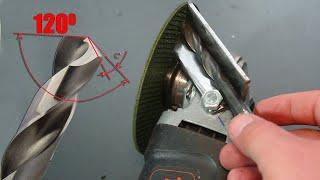 How to sharpen a drill in 30 seconds! With this idea you will become a level 100 master!