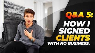 Q&A: How I Signed Clients Without A Registered Business