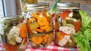 GIARDINIERA AGRODOLCE ricetta facile della Giardiniera COME FARE LA GIARDINIERA DI VERDURE