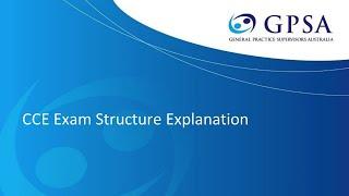 CCE Exam Structure Explanation