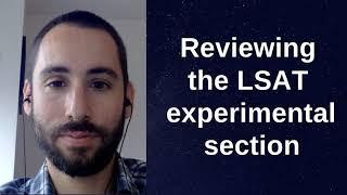 Should you review the LSAT experimental section?