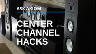 Center Channel Sound: Two Hacks to Improve TV Sound