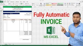 Fully Automatic Invoice in Excel | How to Create Invoice in Excel | Bill in Excel