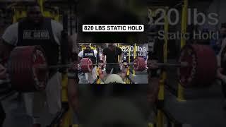 820 LBS STATIC HOLD | JULIUS MADDOX #Shorts