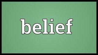 Belief Meaning