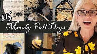 15 Dark & Moody DIY Ideas for Fall/Halloween Home Decor