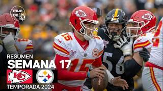 Kansas City Chiefs vs. Pittsburgh Steelers | Resumen en español - Semana 17 | NFL Highlights 2024